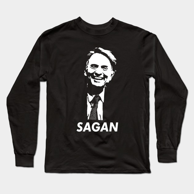 Carl Sagan Long Sleeve T-Shirt by TheSnowWatch